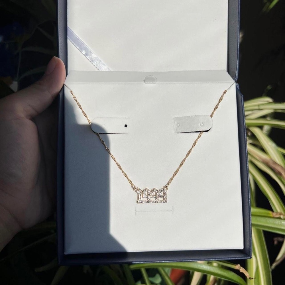 1999 Studded Gold Necklace